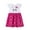 A-White Dot Cats, variant on Emy Dola 100% Cotton 2-7T Little Girls Ruffle Sleeve Casual Dress Cartoon Unicorn Dot Tunic Summer Dress