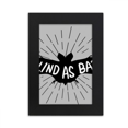 thumbnail image 1 of Black Bat Animal Outline Natural Desktop Photo Frame Picture Display Art Painting Exhibit, 1 of 3