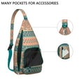 thumbnail image 4 of Plaid Retro Sling Backpack - Vintage Style Crossbody Bag, Small Hiking Pack for Essentials, 4 of 4