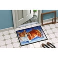 thumbnail image 2 of Corgi Cardinal Buddy Door Mat, 2 of 4