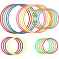 thumbnail image 1 of Miangastore 25Pcs Colored Toss Rings Outdoor Tossing Toys Interesting Ringtoss Toss Rings for Children, 1 of 8