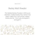 2pcs Orgaic Diastatic Malt Powder 8 oz. oGMO Malted Barley Flour o