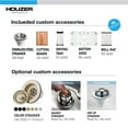thumbnail image 7 of Houzer Novus 30 in Stainless Steel Undermount Single Bowl Workstation Kitchen Sink with Accessories - NVS-16-3000, 7 of 7