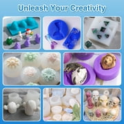 LET'S RESIN 20A 36oz Silicone Mold Making Kit, Flexible & Bubble Free Silicone Rubber, Translucent & 4H Fast Cure Liquid Silicone for Mold Maker