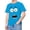 AB74 Blue, variant on Tisuna Blue Cartoon Print Tshirts For Teen Kids Boys Girls Short Sleeve Crew Neck Pullover T Shirt Fashion Cute Youth Child Loose Fit Summer Tops Size 2-3 Years