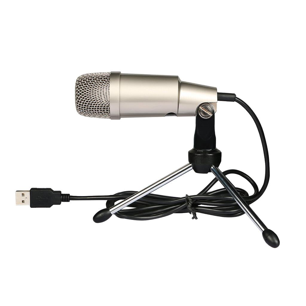 LeeQinersw Professional USB Condenser Microphone for Audio Recording Podcasting & Stand