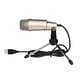 thumbnail image 2 of Micrófono de Condensador USB Home Studio Mic para PC Portátil con Soporte, 2 of 9
