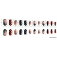 thumbnail image 3 of DHARMONAL Independence Day Finished Nail Patch Five Manned Star Long Clear on Nails on Coffin Nails Reusable Nails Forms on Nails Coffin Medium Length Coffin Shaped Nail Tips Clear, 3 of 5