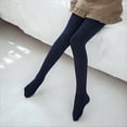 thumbnail image 3 of LOLANTA Winter Tights for Girls Smooth Fabric Stockings Warm Fleece Lined Footed Leggings High Waist Pantyhose, 3 of 5