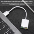 thumbnail image 4 of USB 2.0 External Sound Card, 7.1 Channel Virtual 3D o Adapter, 3.5mm for Phone, Laptop, 4 of 4