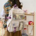 thumbnail image 4 of Kawaii Backpack with Pin and Accessories for School Bag Girl Backpack, 4 of 4