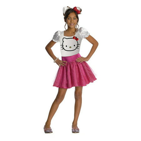 Rubies Girls Hello Kitty Costume with Dress & Headband Small