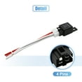 thumbnail image 4 of Unique Bargains DC 12V 40A SPST 4 Pin Automotive Car Relay with 4 Wires Harness Socket 4pcs, 4 of 7