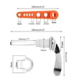 thumbnail image 2 of Toilet Flush Handle and Easy to Install Replacement Metal Handle Exquisite Toilet Flush Handle Replacement, 2 of 7