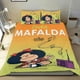 thumbnail image 1 of Mafalda Conjunto de sábanas temático, trío de piezas, cómodo y amigable con la piel, diseño único, regalo de decoración para el hogar para familiares, amigos y fans,140cm *210cm, 1 of 6