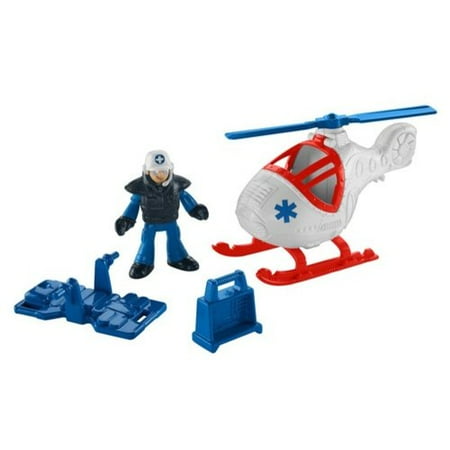 Imaginext Rescue City Helicopter Medic