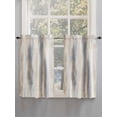 thumbnail image 3 of Tier Curtains 45 Inches Long, Beige Gray Window Treatment Curtain Drapes, Abstract Grunge Mottled Neutral Texture Small Curtain Drapes for Bathroom Laundry Room, 27.5"x45", 2 Panels, 3 of 7