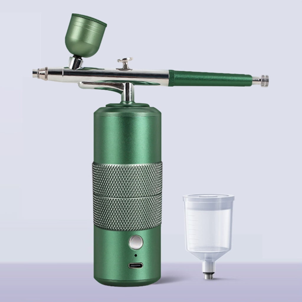 SDFGTstore Airbrush Kit with Compressor High Pressure Cordless Airbrush Guns Portable