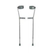 Drive Medical Forearm Crutch, Chrome, Bariatric (1-Pair)