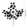 thumbnail image 2 of Wadada Halloween Branches, Black Artificial Flowers Branches, Fake Tree Leaf Flower Stem, 25 Inch White Artificial Flower Bouquet Branches for Wedding Table Centerpiece Halloween Home Decor, 2 of 6