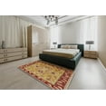thumbnail image 4 of Ahgly Company Indoor Rectangle Mid-Century Modern Red Oriental Area Rugs, 5' x 7', 4 of 6