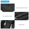 thumbnail image 4 of Unique Bargains Pencil Pouch for 3 Rings Binder, 2 Pack Oxford Cloth Mesh Zipper Binder Pouch Pencil Case Black, 4 of 7