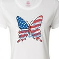 thumbnail image 4 of Inktastic Patriotic Butterfly Women's T-Shirt, 4 of 5