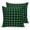 Green, Black, Dark, variant on Pillow Covers 16x16 Set of 2, Green Black Plaid Throw Pillow Covers Decorative Couch Cushion Cover, Farmhouse Buffalo Checkered Vintage Grid Microfiber Soft Pillowcases for Bedroom Living Room Sofa
