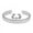 Silver, variant on Weiqiqre 2022 New Retro Sculpture Drainage The-rapy Germanium LymphDetox Magnetotherapy Bracelet for Men and Women