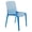 Blue, variant on LeisureMod Murray Mid-Century Modern Dining Chair - Transparent Clear Acrylic, Ergonomic Design, Stackable