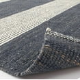 thumbnail image 4 of Northlight 5' x 7' Hand Woven Blue and Beige Striped Jute Area Throw Rug, 4 of 5