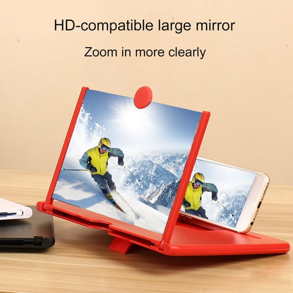Xinyolin Screen Enlarger High Clearly Widely Compatible Acrylic 10/12 inch Simple Operation Video Amplifier Holder for Watching TV
