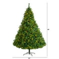 thumbnail image 2 of Nearly Natural Prelit LED Clear Lights, Mixed Pine Artificial Christmas Tree, 8', 2 of 10