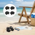 thumbnail image 1 of unbranded 4Ud Kit Con Pies Resistentes Negros Para Reparar Sillas Plegables En Exteriores Y Actividades De Playa, 1 of 8