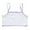 Purple, variant on Girls Seamless Crop Top Sports Bra Training Camisole Lightweight White Kids Underwear