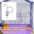thumbnail image 4 of Shisuyan Mini Hooks Steel Silver for Pet Owners 20Pcs, 4 of 8