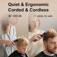 thumbnail image 5 of KEMEI 2299 Hair Trimmer for Men, Zero Gapped T-Blade Clippers for Edging & Lining, Cordless Barber Liners with Extra Replacement Blade, USB Rechargeable Grooming Kit for Beard & Dry Shaving (Black), 5 of 7