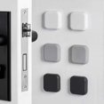 thumbnail image 1 of SCSYV Door Stoppers Wall Protector - Silicone Door Knob Guard Wall Shield - Self-Adhesive Door Handle Bumper Silencer for Home Office Walls (White, G, 1 of 5