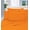 Elite Orange, variant on Holiday Gift Wrinkle-Free 4-Piece Bed Sheet Set, Deep Pocket up to 16 inch, Full Silver