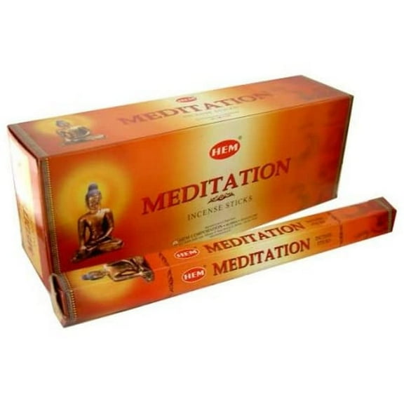 Hem Meditation Incense Sticks - Box of Six 20 Gram Tubes