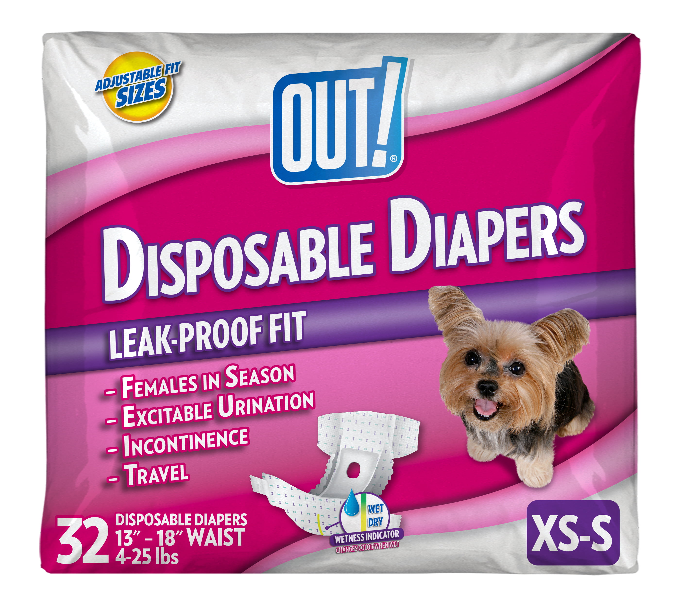 xs puppy diapers
