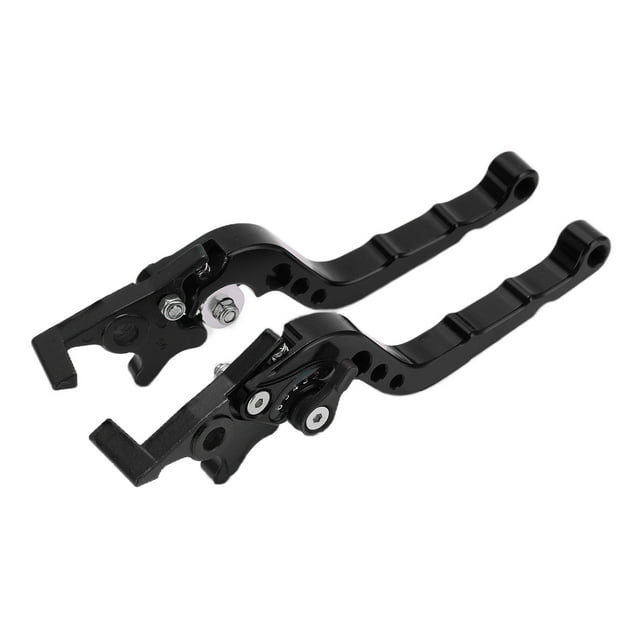 Remplacement de la Poignée de Frein, Levier de Frein en Alliage d'Aluminium CNC Résistant à l'Usure Universel 2pcs pour Accessoires de Moto Noir, Bleu, Rouge
