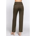 thumbnail image 4 of Women's Casual Straight Fit Twill Long Pants, 4 of 4