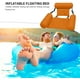 thumbnail image 3 of Flotador de piscina Hamaca de agua inflable Cama flotante Tumbona, Verano Inflable Plegable Flotante Fila Silla Playa Piscina Deportes acuáticos Hamaca, Drifter Piscina Playa Flotador - Rojo oso de fresa  Juguete, 3 of 5