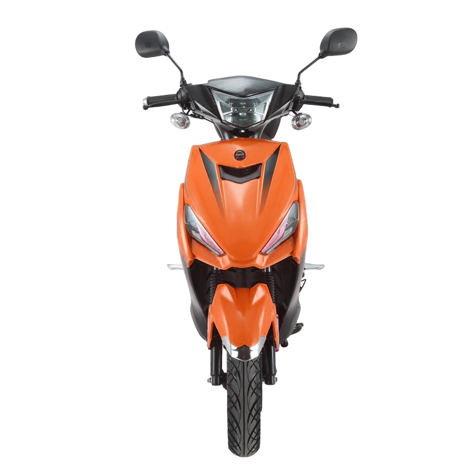 WAWA New 200cc Adult Moped Gas Motorcycle with LED Lights