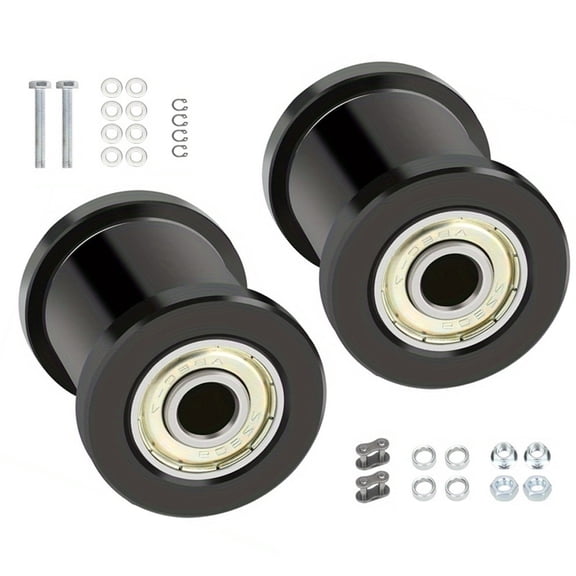2 Packs Mini Bike Chain Tensioner & 1-3/4" Roller compatible with Predator 79cc 97cc 98cc 100cc 2.5 3.0hp Baja DB30 Racer Coleman CC100X CT100U Doodlebug Motovox MBX10 MBX11 Powersport Parts 