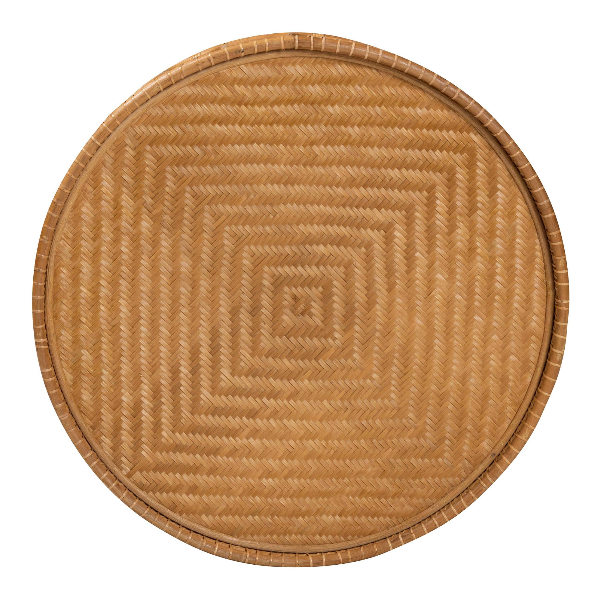 bali & pari Phoenix Rattan BOHO Coffee Tables, Light Honey