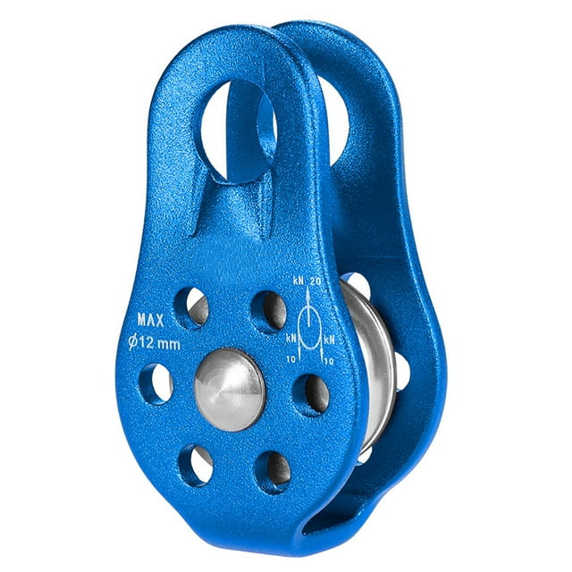 Bangcool Single Pulley Aluminum Heavy Duty Rescue Pulley Fixed Pulley for Outdoor