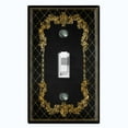 thumbnail image 1 of Metal Light Switch Plate Outlet Cover (French Victorian Frame - Single Toggle), 1 of 2