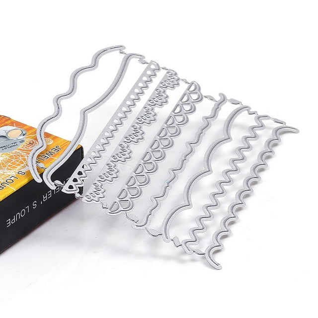 Acier au Carbone Gaufrage Découpe Diepaper Card Making Couping Moul QFD70
